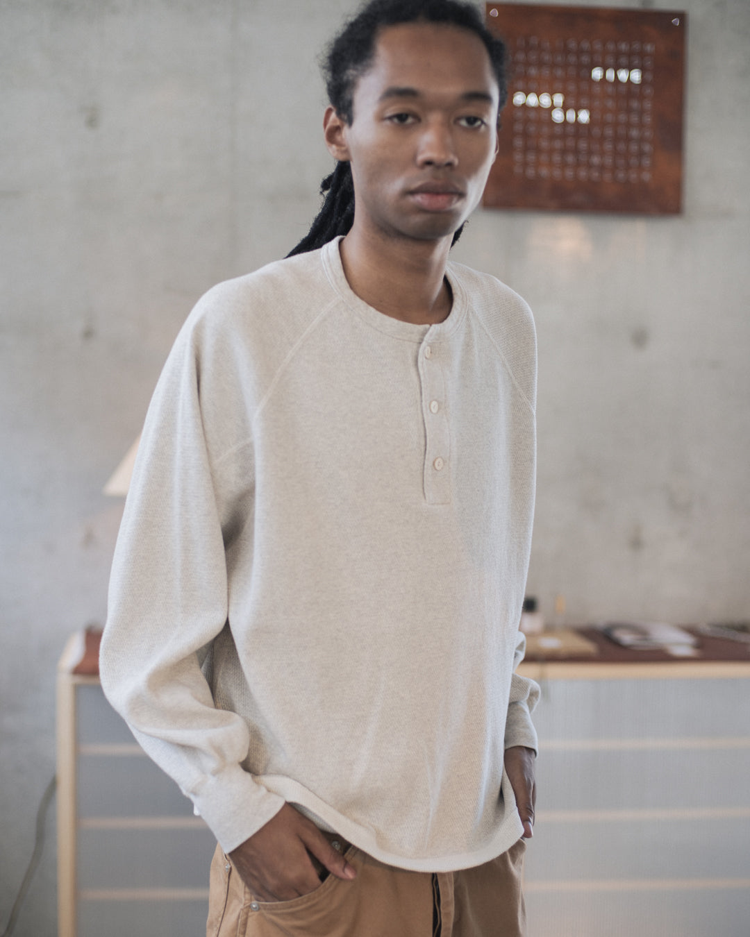 RECU-035 | WASTE HENRY NECK TEE