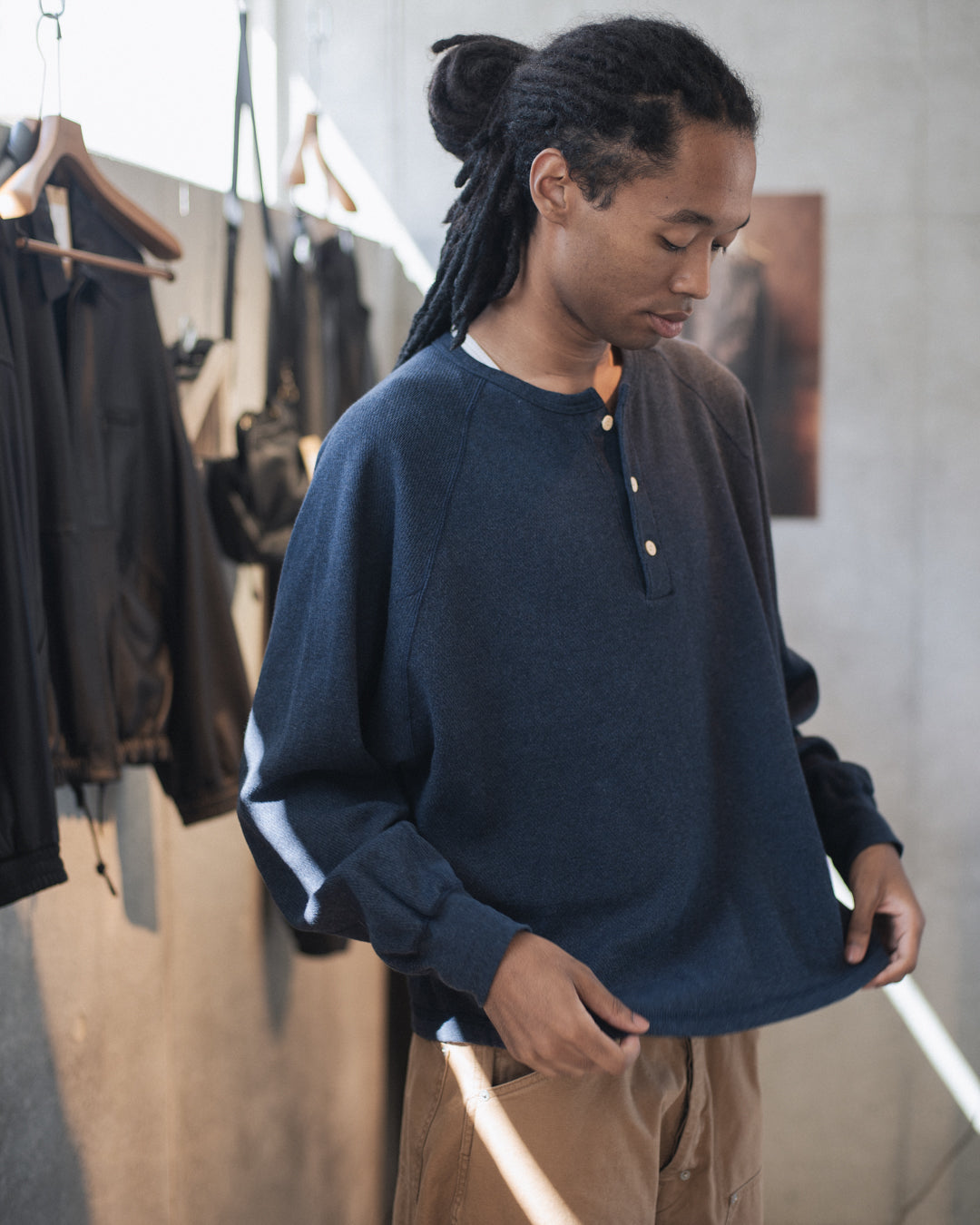 RECU-035 | WASTE HENRY NECK TEE