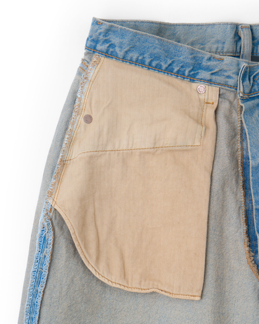 REPT-ED001U | FRESH MAN DENIM WIDE PANTS by EDWIN"USED"