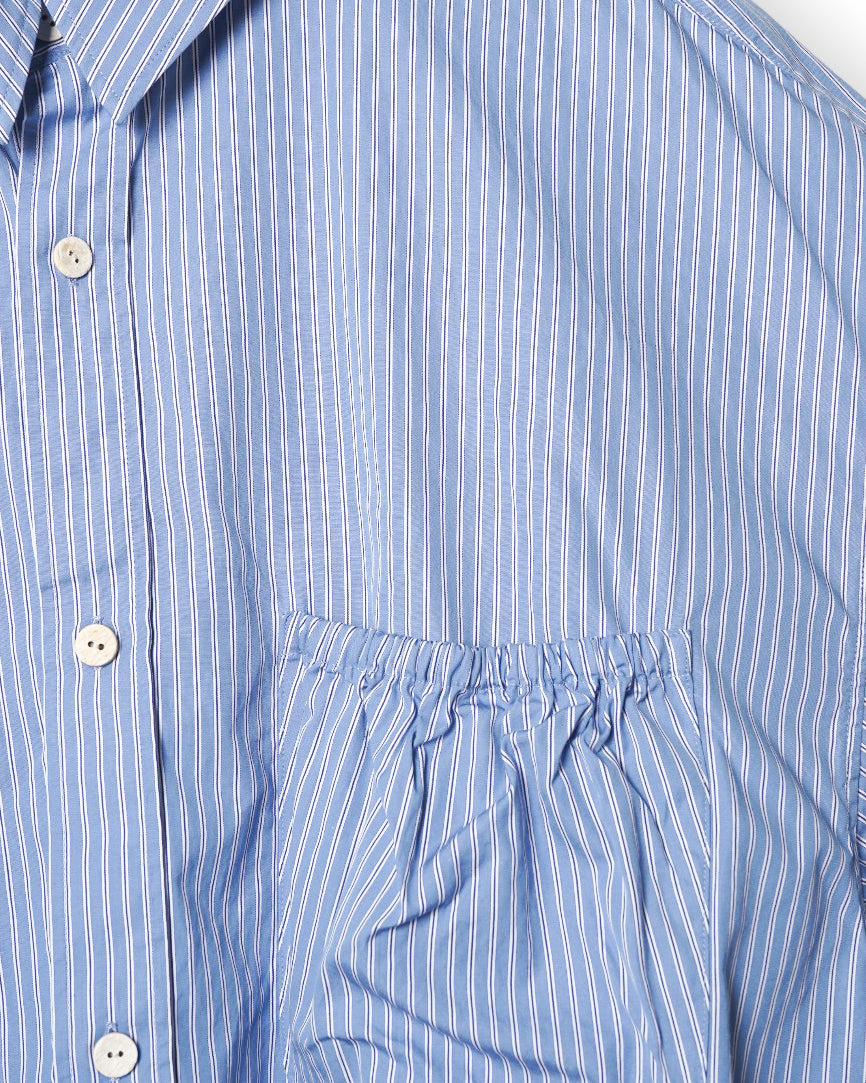RESH-037 | WRIST PATCH WIDE SHIRT "STRIPE"
