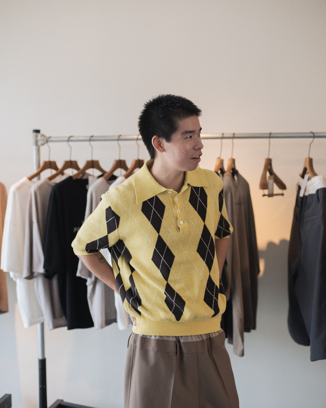 REKN-009 | OLD MAN KNIT POLO