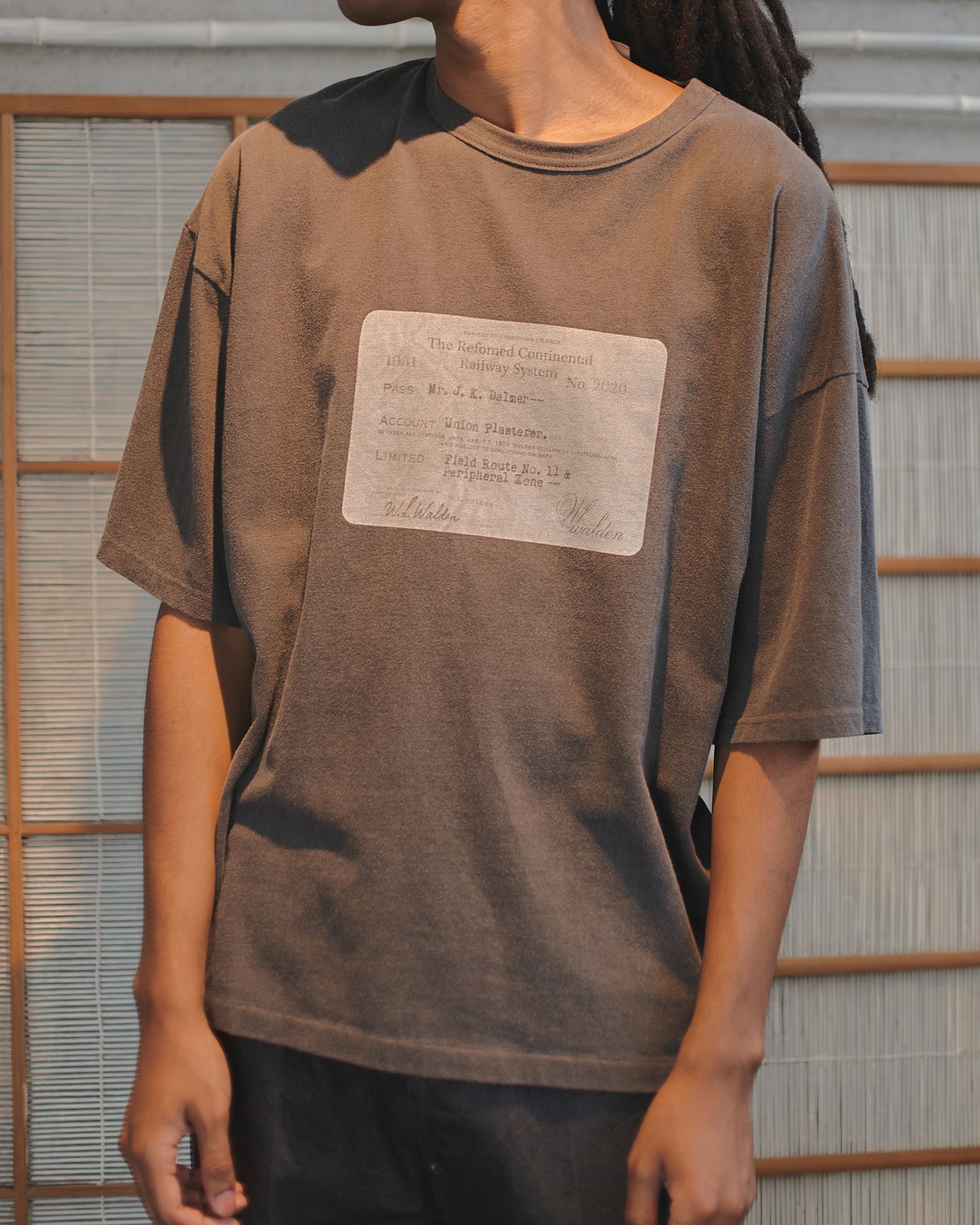 RECU-063 | RAILWAY TICKET TEE
