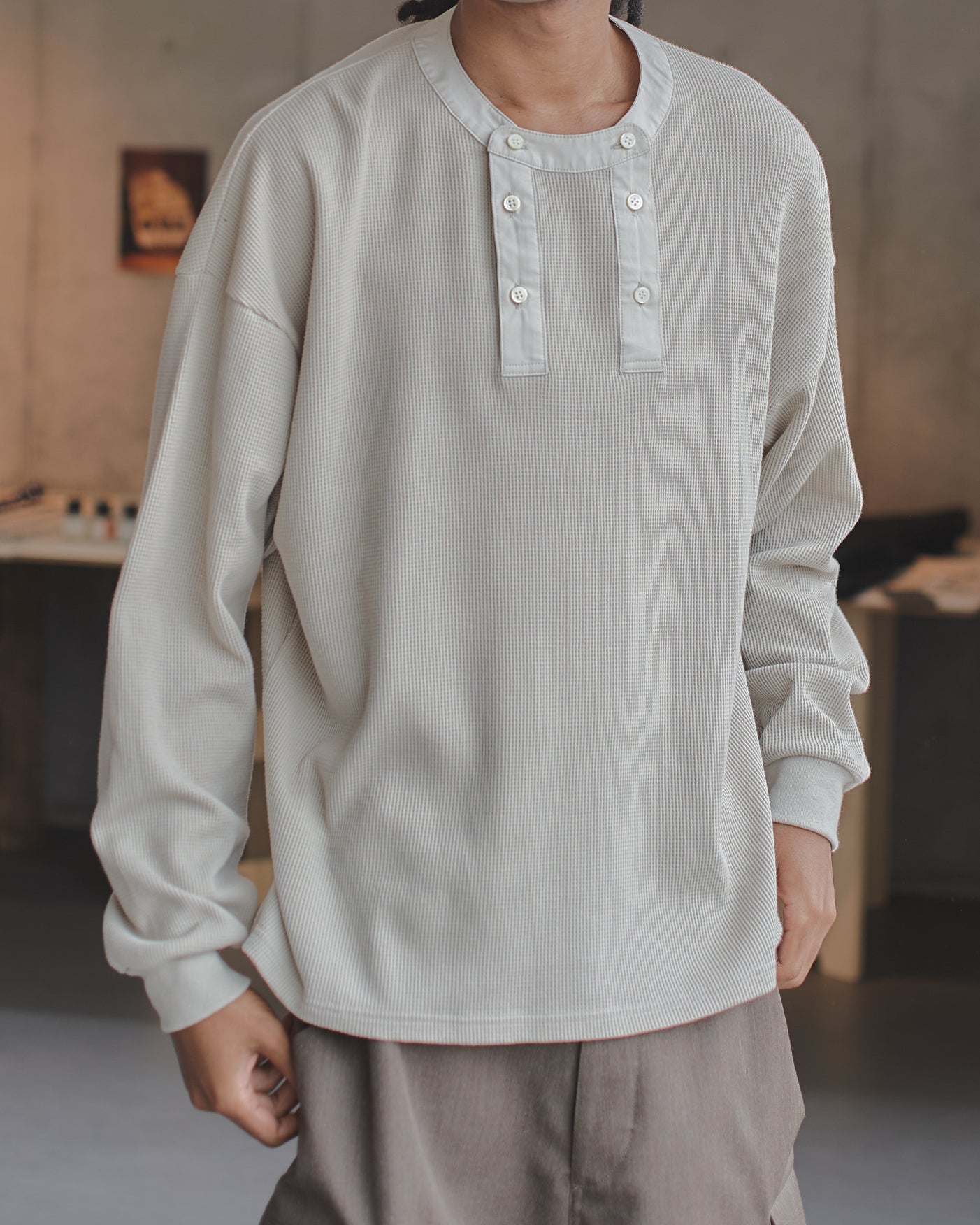 RECU-056 | FRESH MAN HENLEY NECK