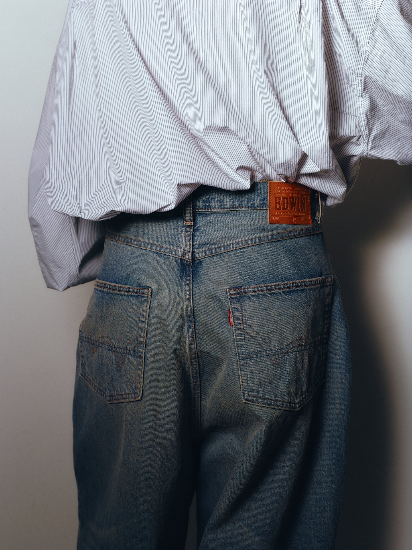 FRESH MAN DENIM WIDE PANTS by EDWIN