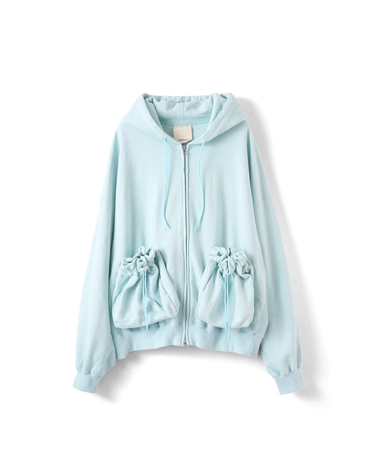 RECU-067 | "KINCHAKU" ZIPUP HOODIE