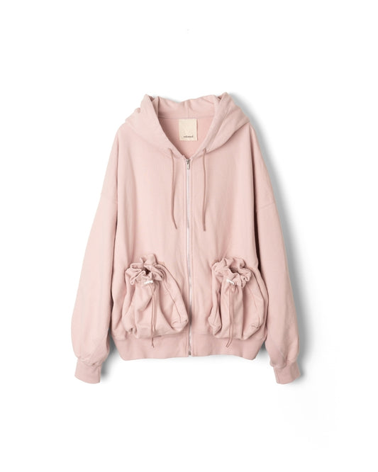 RECU-022 | "KINCHAKU" ZIPUP HOODIE