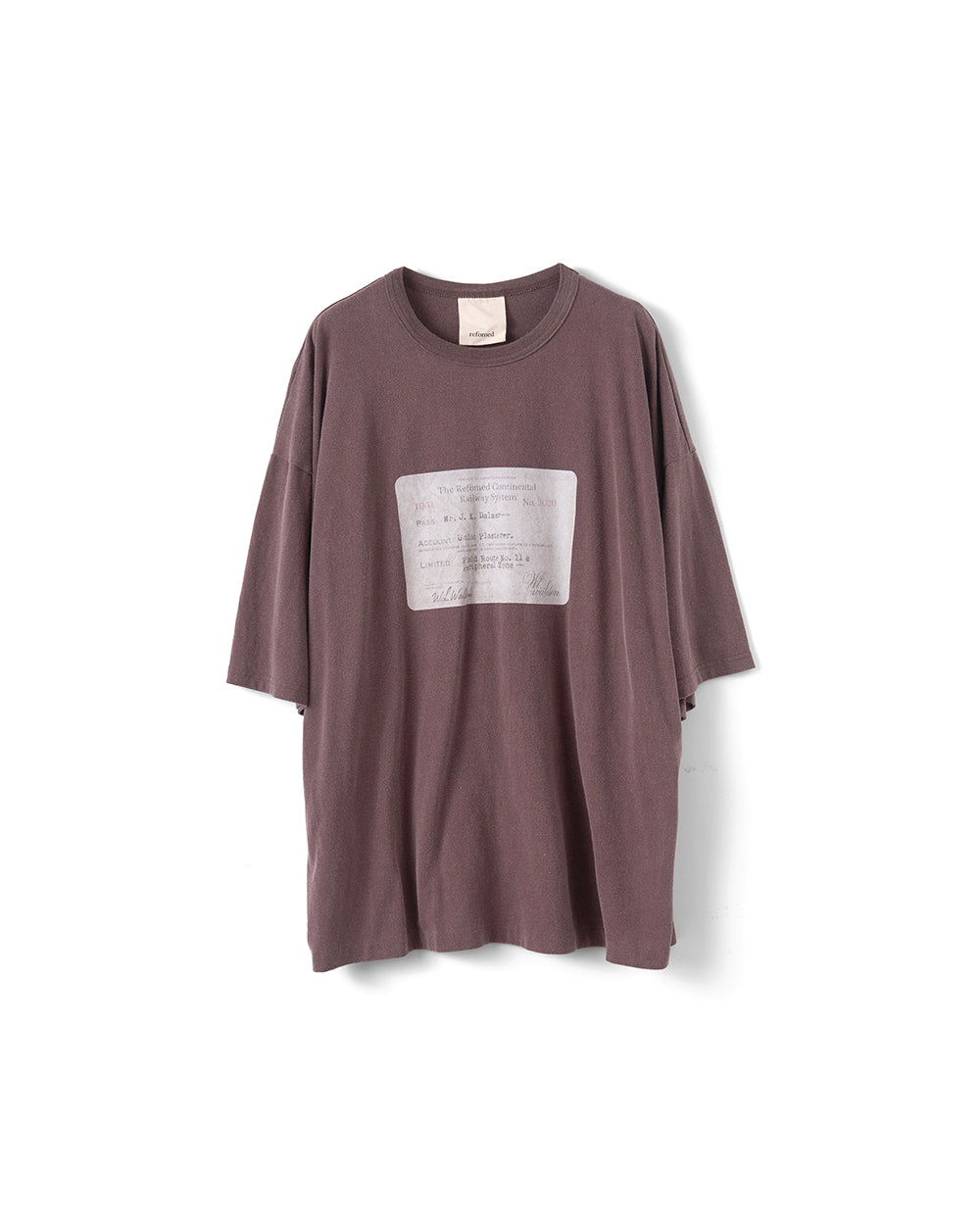 RECU-063 | RAILWAY TICKET TEE