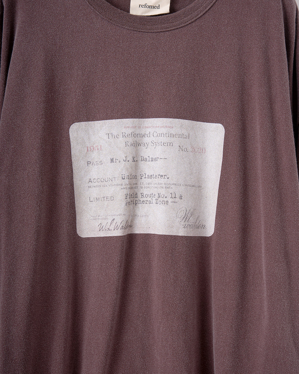 RECU-063 | RAILWAY TICKET TEE