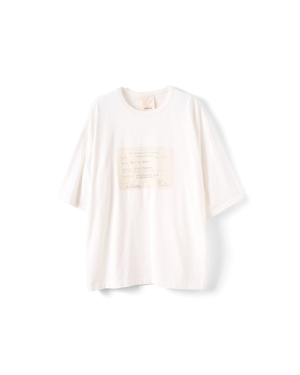 RECU-063 | RAILWAY TICKET TEE