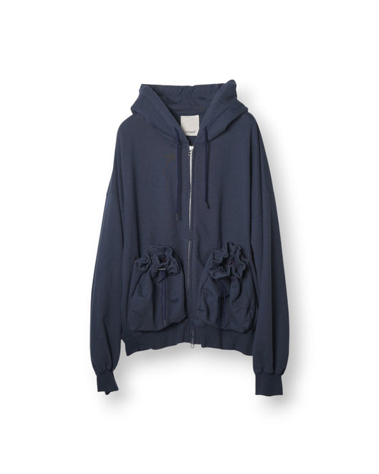 RECU-067 | "KINCHAKU" ZIPUP HOODIE