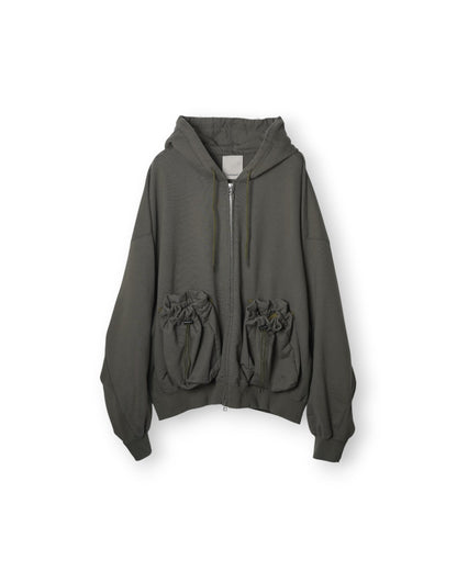 RECU-067 | "KINCHAKU" ZIPUP HOODIE