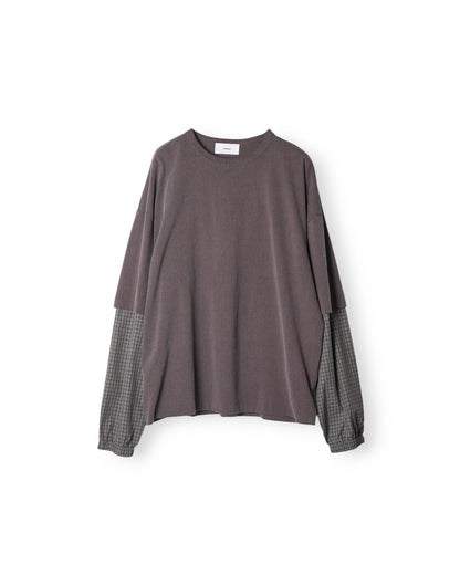 RECU-068 | FRESH MAN LAYERED TEE “CHECK”