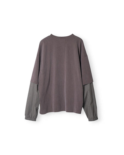 RECU-068 | FRESH MAN LAYERED TEE “CHECK”