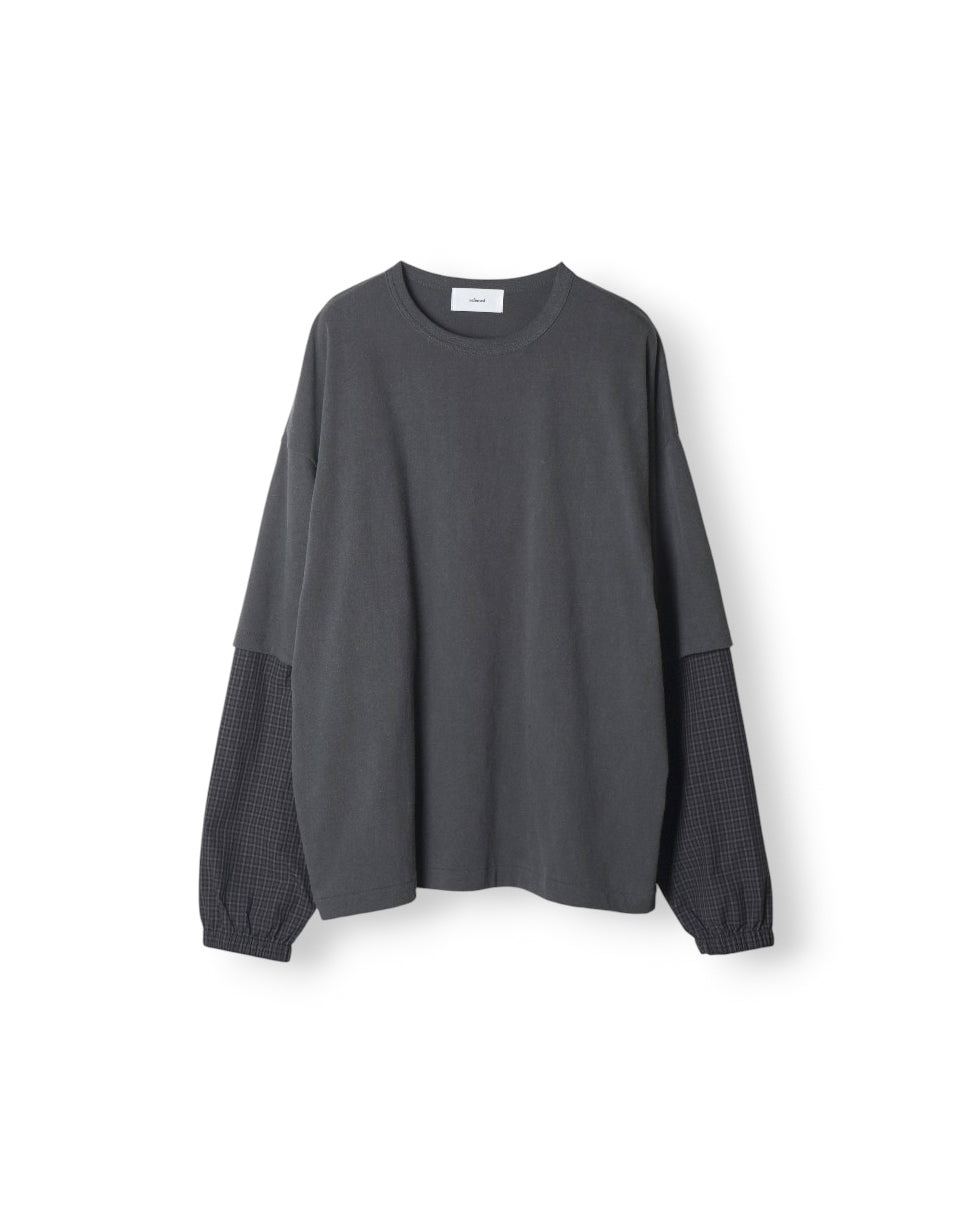 RECU-068 | FRESH MAN LAYERED TEE “CHECK”