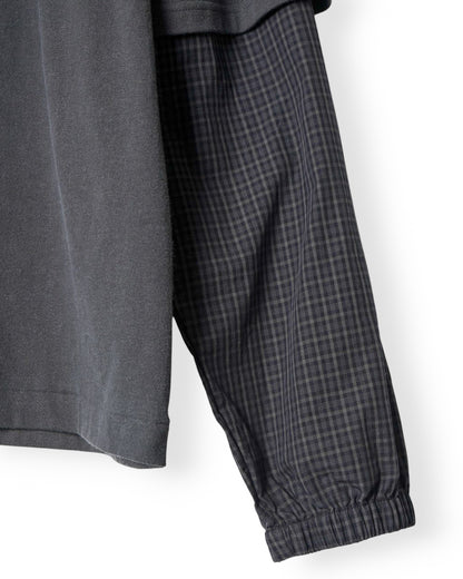 RECU-068 | FRESH MAN LAYERED TEE “CHECK”