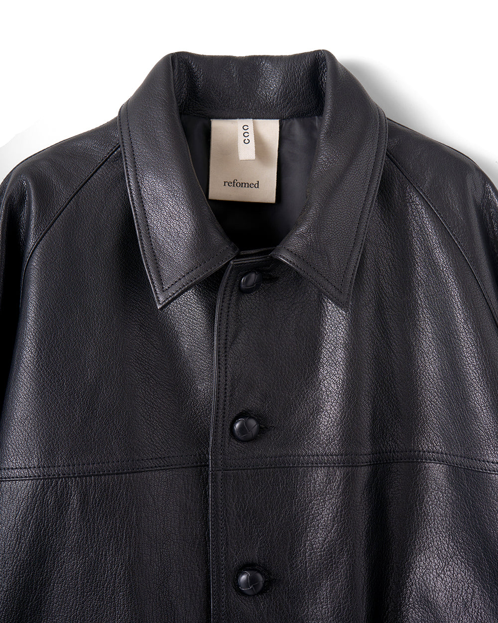 REJK-CCU02 | CCU LEATHER FORMAN JACKET – refomed