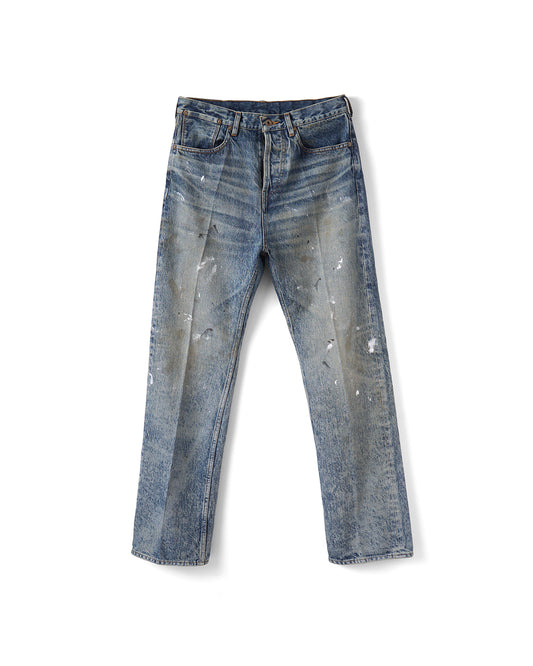 REPT-061B | OLD MAN DENIM PANTS "BLEACH"