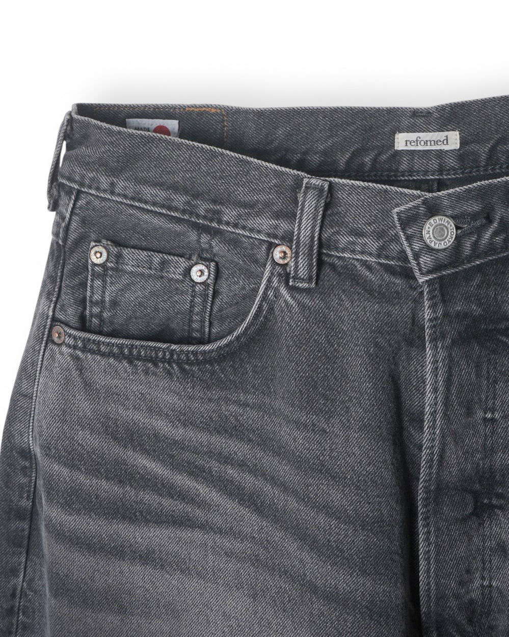 REPT-ED001U | FRESH MAN DENIM WIDE PANTS by EDWIN　"USED"