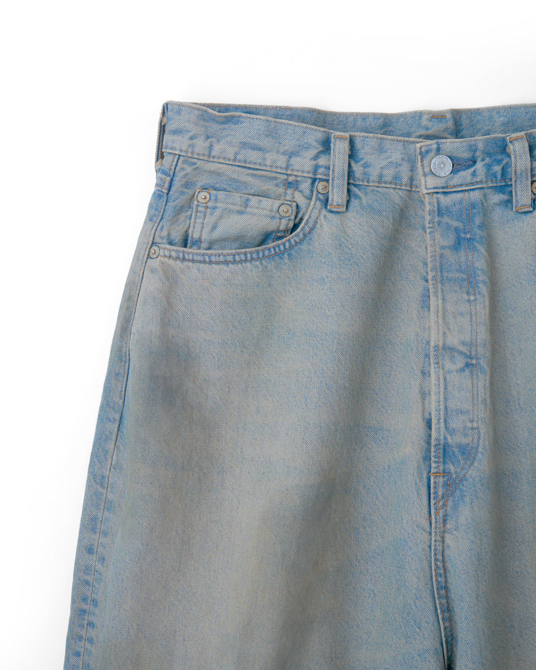 REPT-ED001U | FRESH MAN DENIM WIDE PANTS by EDWIN"USED"