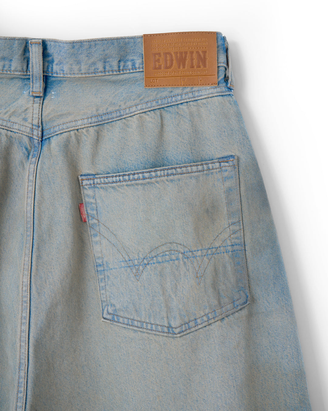 REPT-ED001U | FRESH MAN DENIM WIDE PANTS by EDWIN"USED"