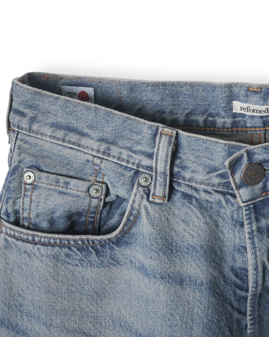 REPT-ED001U | FRESH MAN DENIM WIDE PANTS by EDWIN　"USED"