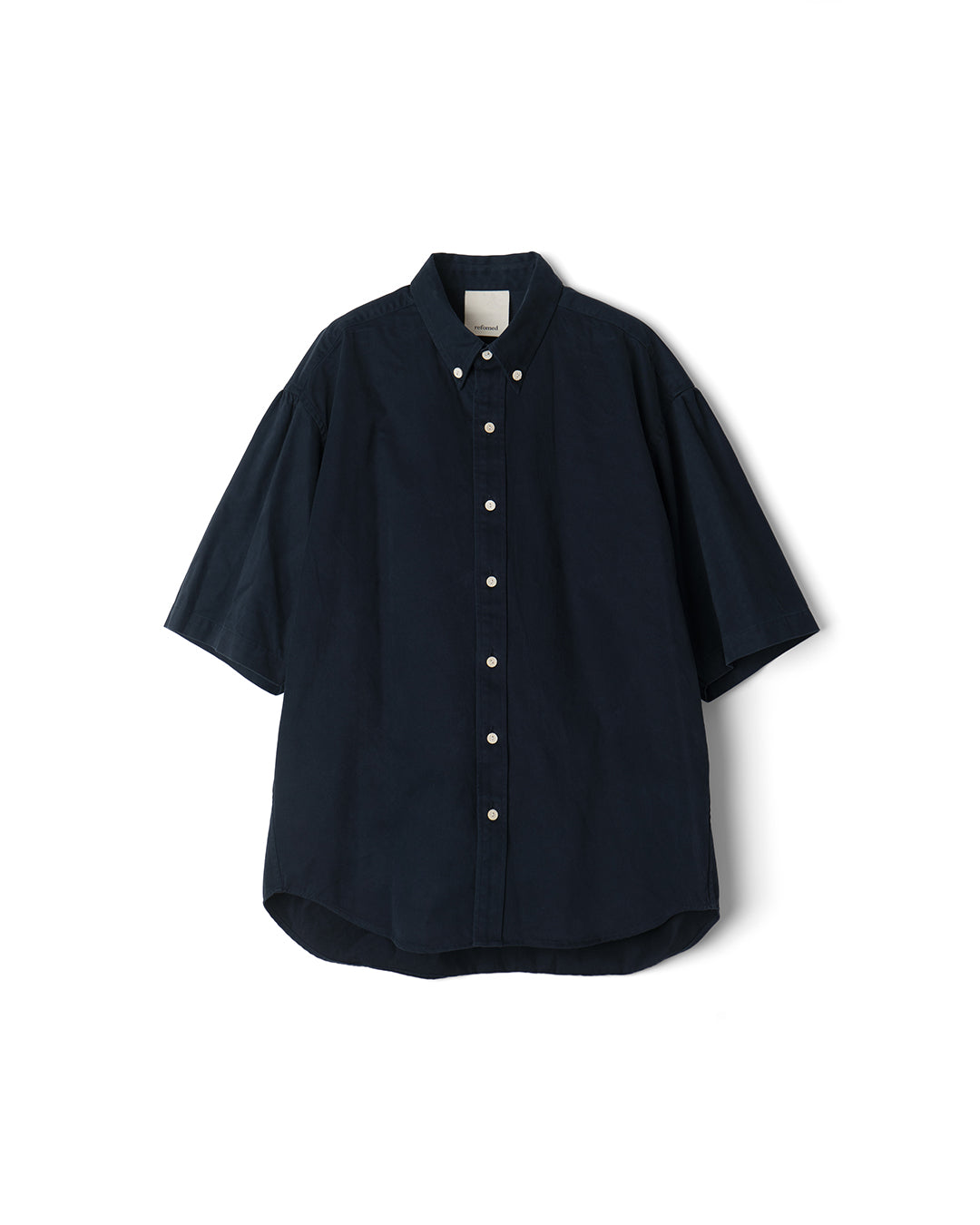 RESH-018 | “SHOULDER GATHER” TWILL S/S SHIRT