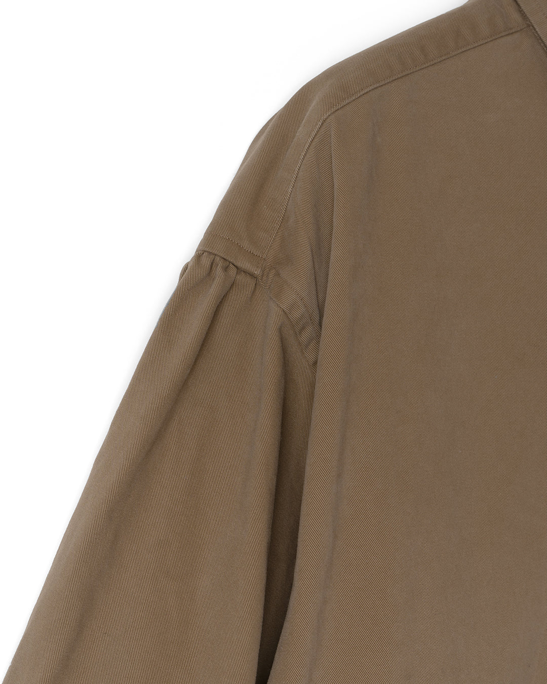 RESH-018 | “SHOULDER GATHER” TWILL S/S SHIRT