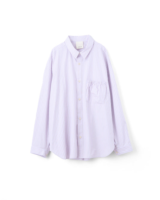 RESH-021 | WRIST PATCH WIDE SHIRT"STRIPE"