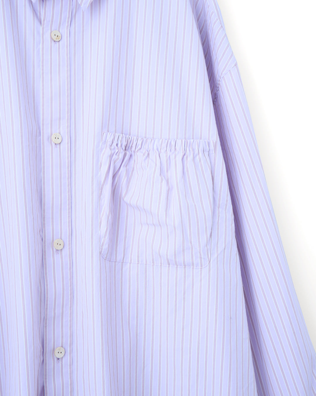 RESH-021 | WRIST PATCH WIDE SHIRT"STRIPE"