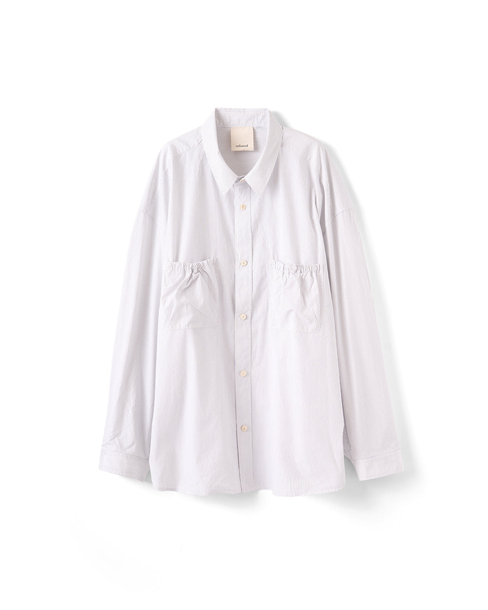 RESH-028 | WRIST PATCH WIDE SHIRT "STRIPE"
