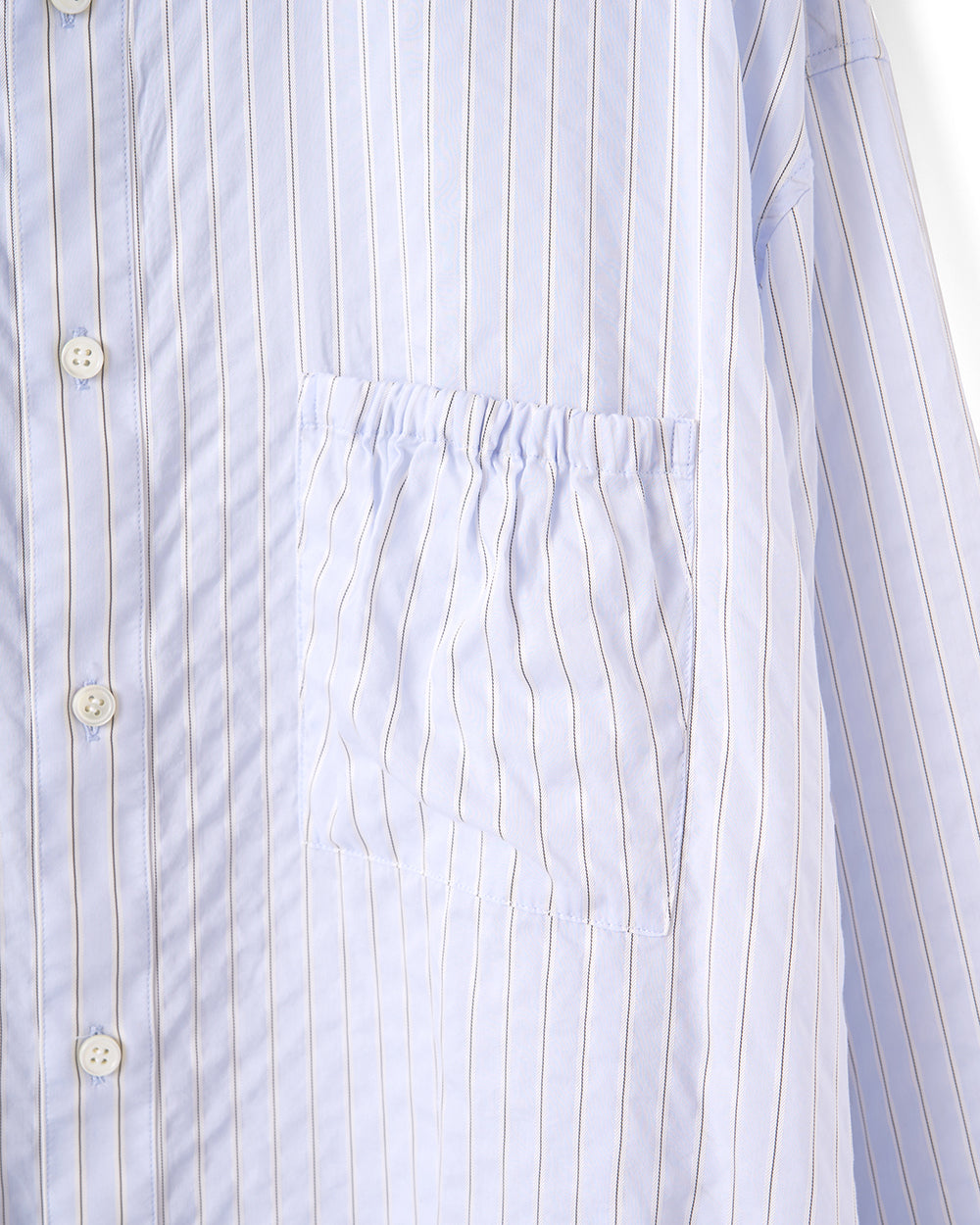 RESH-030 | WRIST PATCH SLOUCH SHIRT "STRIPE"