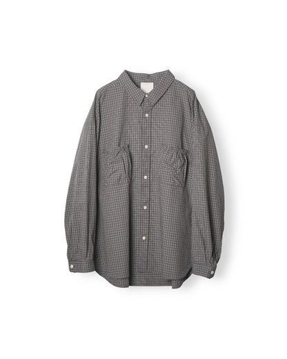 RESH-038 | WRIST PATCH WIDE SHIRT "CHECK"