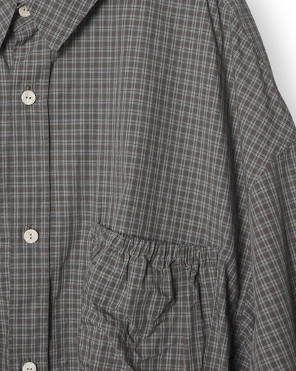 RESH-038 | WRIST PATCH WIDE SHIRT "CHECK"
