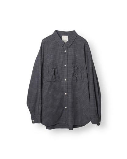 RESH-038 | WRIST PATCH WIDE SHIRT "CHECK"