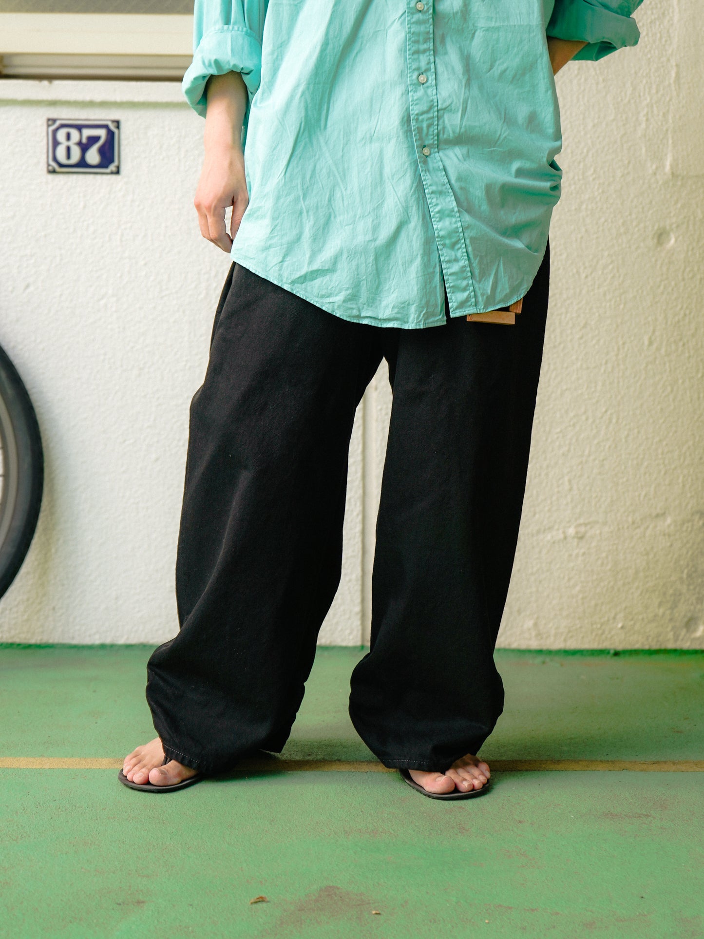 FRESH MAN DENIM WIDE PANTS by EDWIN