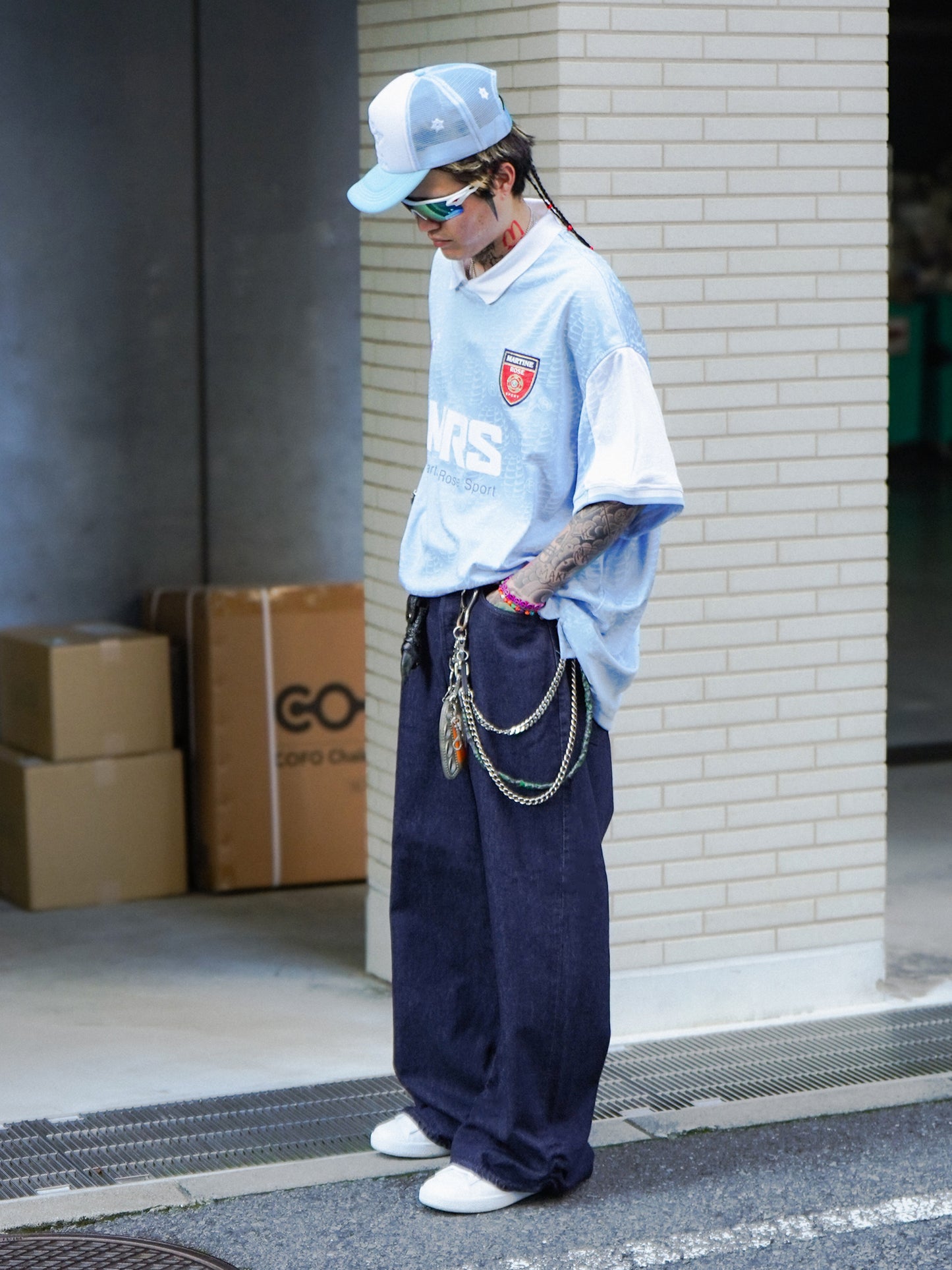 FRESH MAN DENIM WIDE PANTS by EDWIN